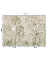 Stylowe fototapety - Drzewa natura szary zielony | FEEBY