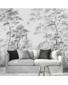 Nowoczesne fototapety - Drzewa natura szary | FEEBY