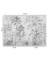 Nowoczesne fototapety - Drzewa natura szary | FEEBY