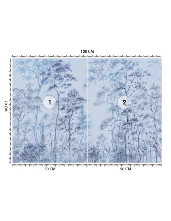 Ekskluzywne fototapety - Wysokie drzewa natura | FEEBY