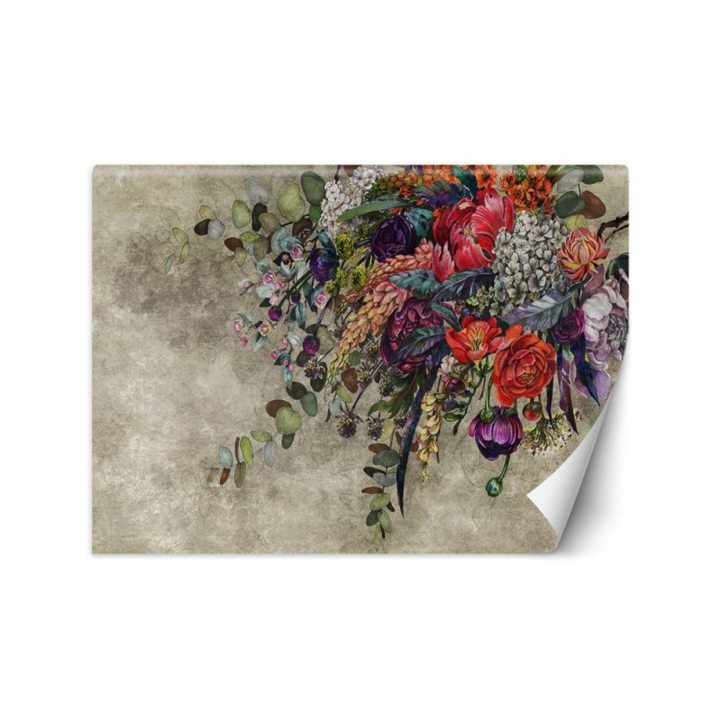 Original Wallpapers - Concrete flower bouquet | FEEBY