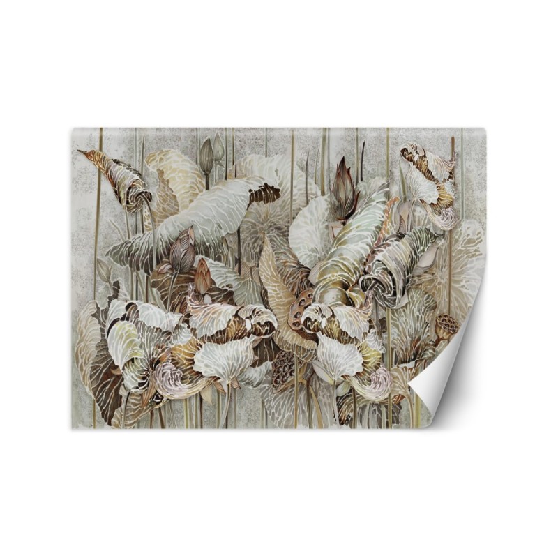 Ekskluzywne fototapety - Kwiaty lotosu abstrakcja | FEEBY