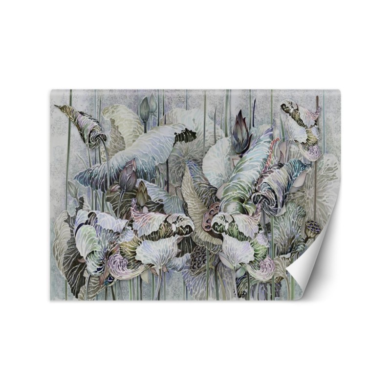 Ekskluzywne fototapety - Kwiaty lotosu abstrakcja | FEEBY