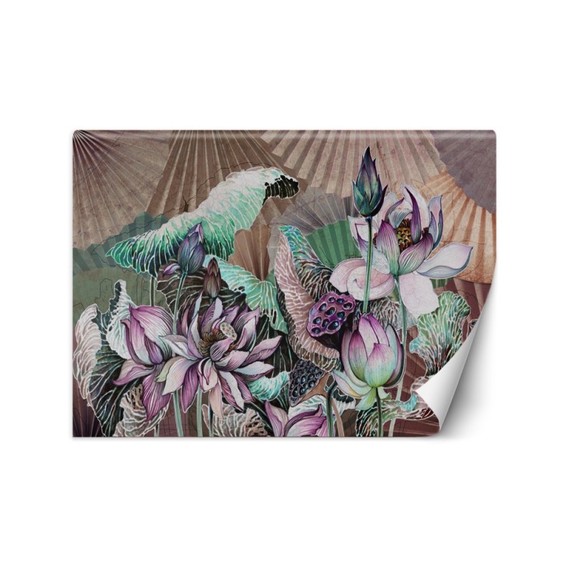 Nowoczesne fototapety - Kwiat lotosu rośliny natura | FEEBY