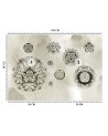 Oryginalne fototapety - Kształty kwiaty geometryczne | FEEBY