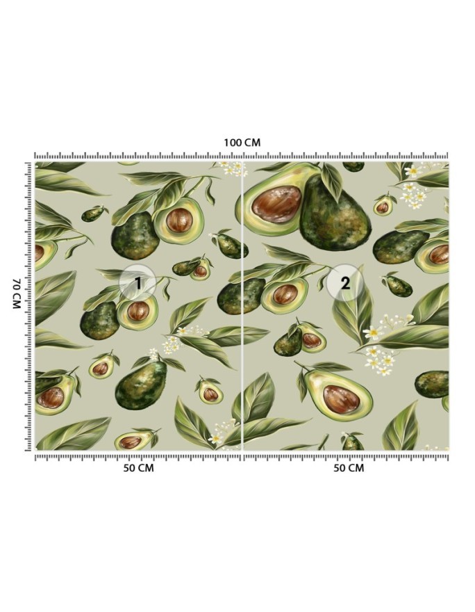 Nowoczesne fototapety na ścianę - Owoce awokado | FEEBY