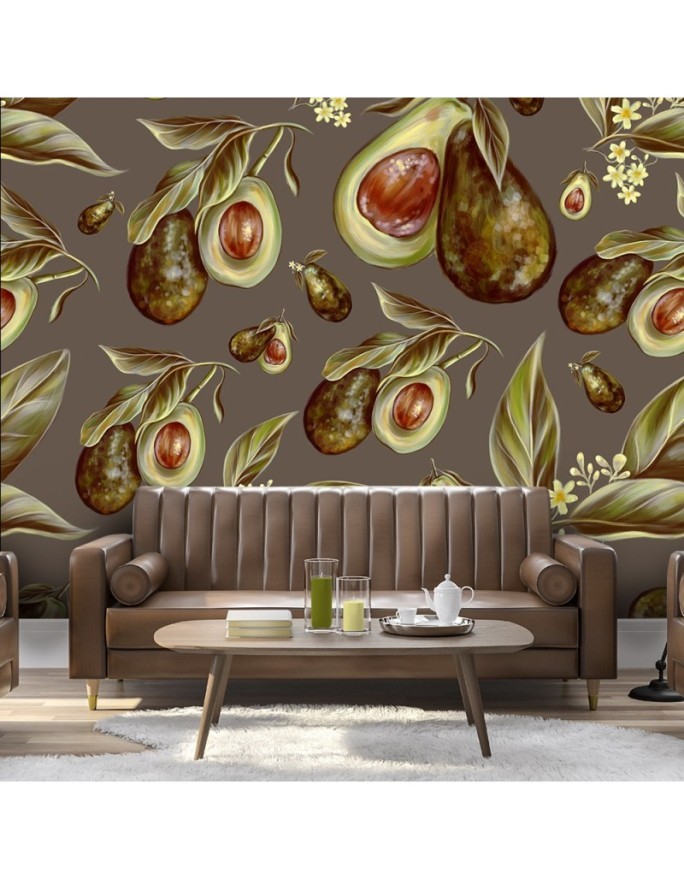 Modern wall murals - Avocado fruit | FEEBY