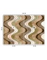 Fototapety tekstury na ścianę - Pionowe falujące linie | FEEBY