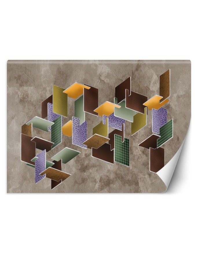 Nowoczesne fototapety na ścianę - Puzzle 3D | FEEBY