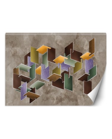 Nowoczesne fototapety na ścianę - Puzzle 3D | FEEBY