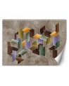 Nowoczesne fototapety na ścianę - Puzzle 3D | FEEBY