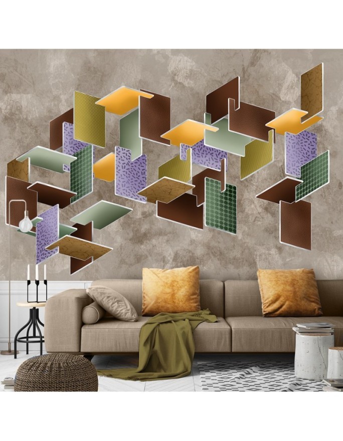 Nowoczesne fototapety na ścianę - Puzzle 3D | FEEBY