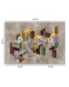 Nowoczesne fototapety na ścianę - Puzzle 3D | FEEBY