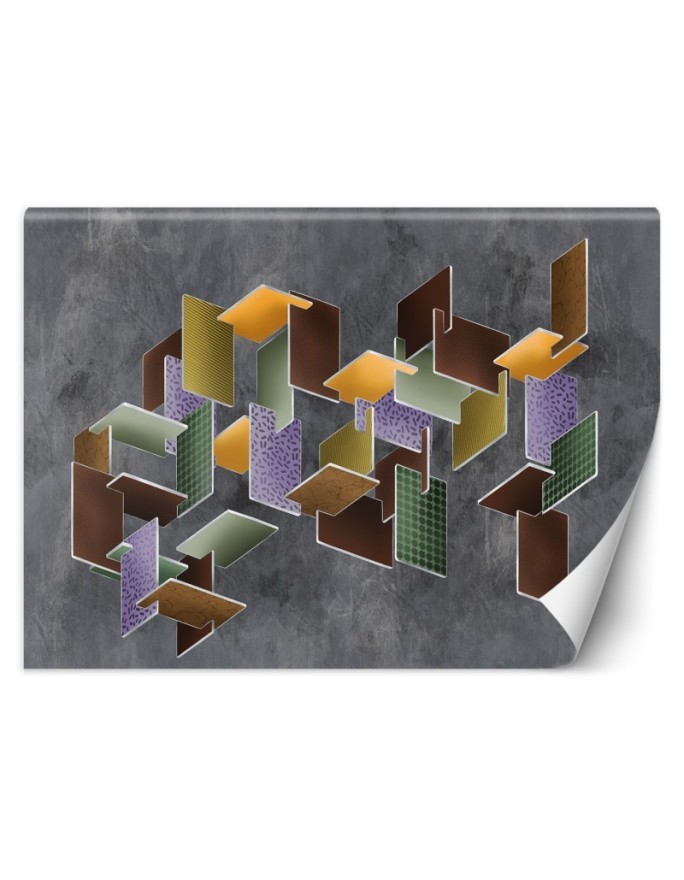 Nowoczesne fototapety na ścianę - Puzzle 3D | FEEBY