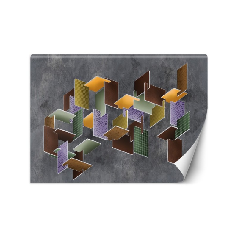 Nowoczesne fototapety na ścianę - Puzzle 3D | FEEBY
