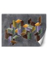 Nowoczesne fototapety na ścianę - Puzzle 3D | FEEBY