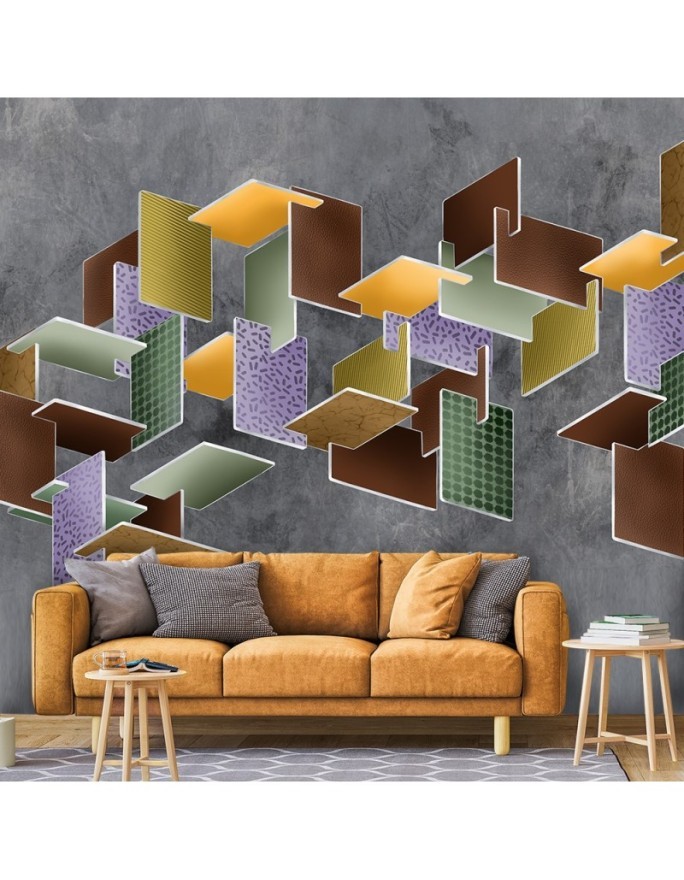 Nowoczesne fototapety na ścianę - Puzzle 3D | FEEBY