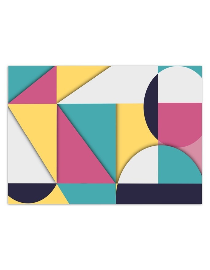 Fototapeta - Kolorowe geometryczne kształty abstrakcja | FEEBY