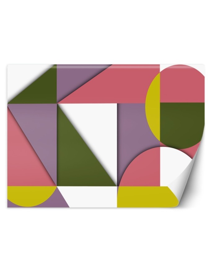 Fototapeta - Kolorowe geometryczne kształty abstrakcja | FEEBY