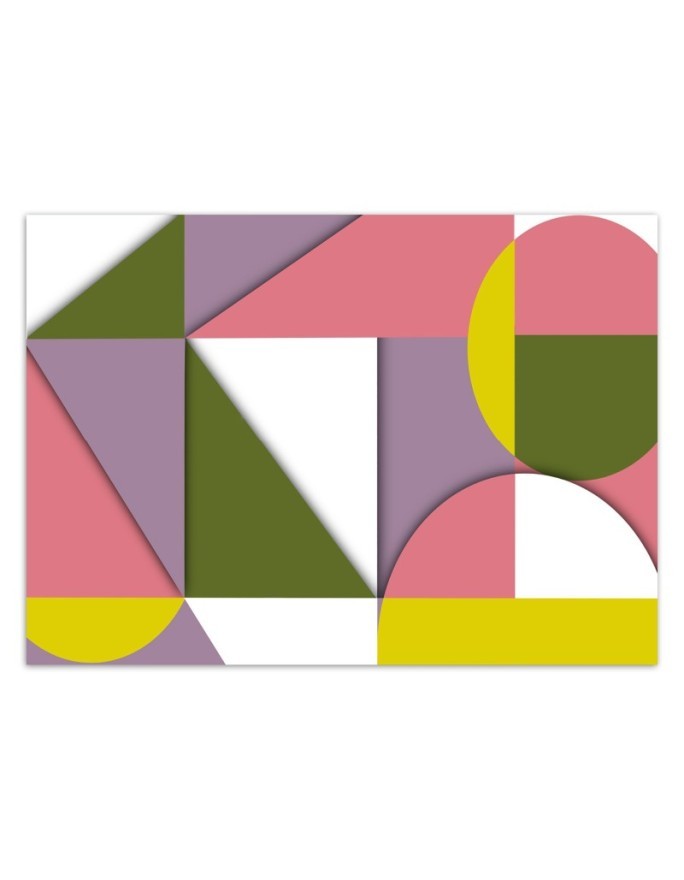Fototapeta - Kolorowe geometryczne kształty abstrakcja | FEEBY