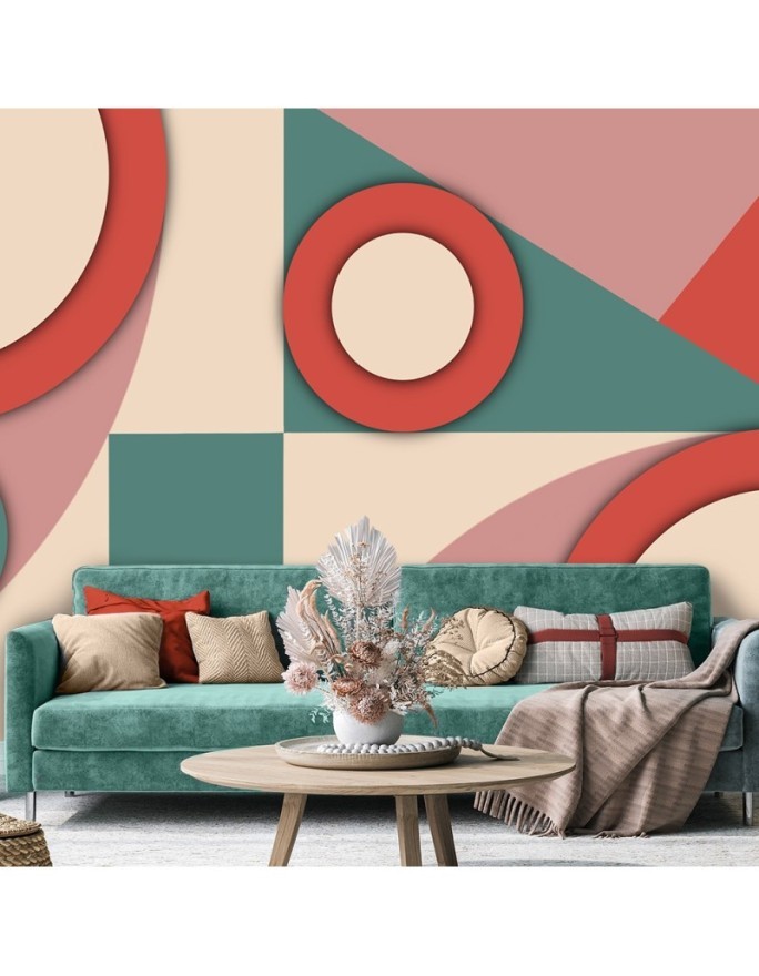 Fototapeta na ścianę - Geometryczne kształty abstrakcja | FEEBY