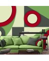 Fototapeta do salonu - Geometryczne kształty abstrakcja | FEEBY