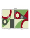 Fototapeta do salonu - Geometryczne kształty abstrakcja | FEEBY
