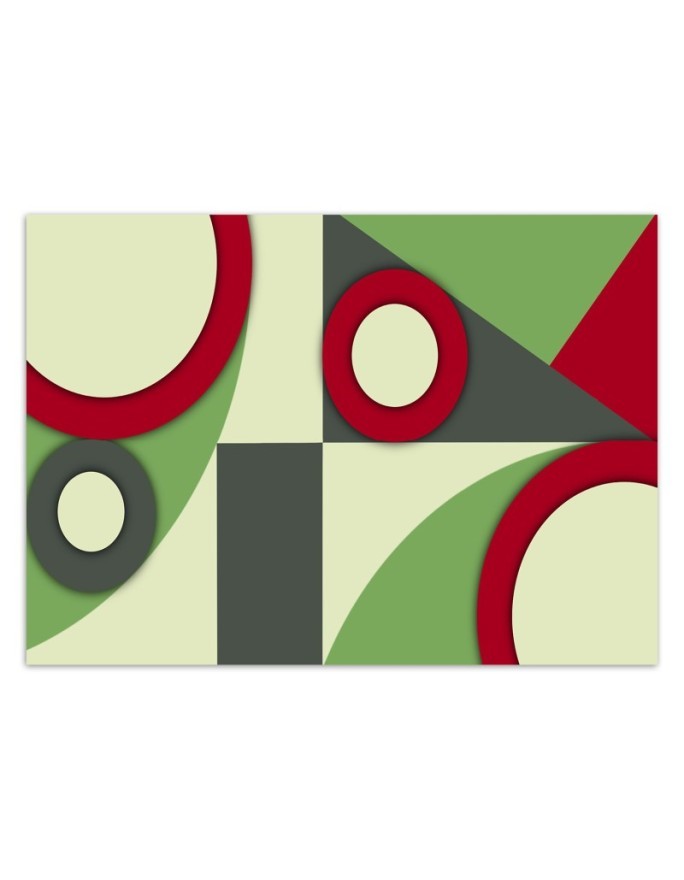 Fototapeta do salonu - Geometryczne kształty abstrakcja | FEEBY
