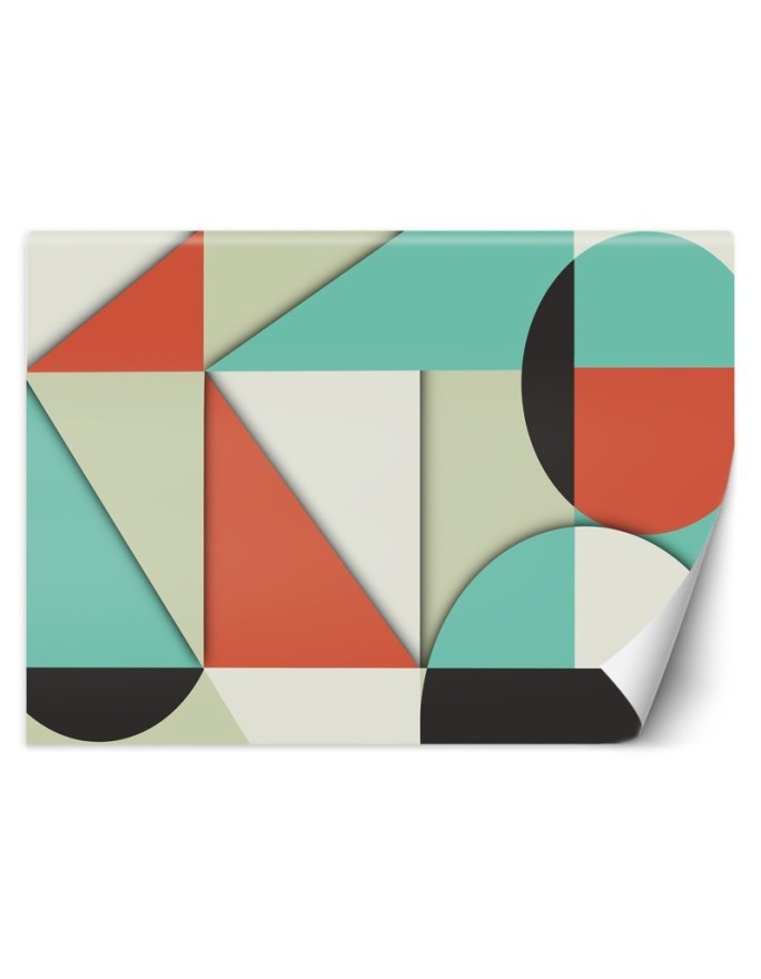 Fototapeta do salonu - Geometryczne kształty abstrakcja | FEEBY