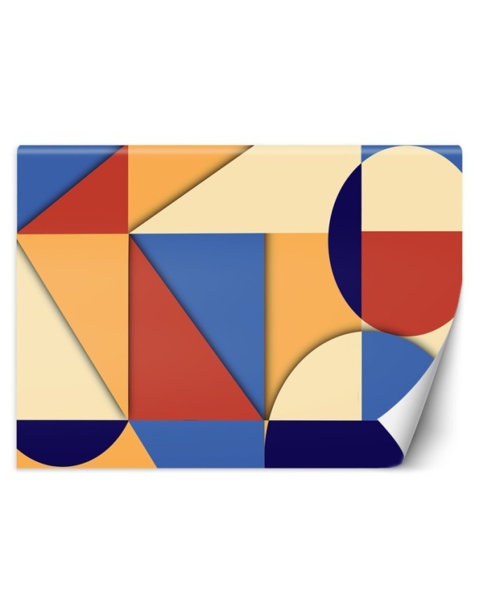 Fototapeta - Kolorowe geometryczne kształty abstrakcja | FEEBY