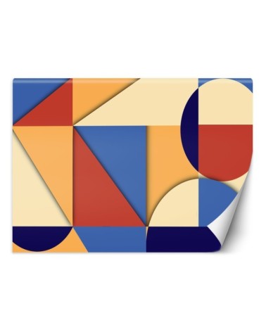 Fototapeta - Kolorowe geometryczne kształty abstrakcja | FEEBY