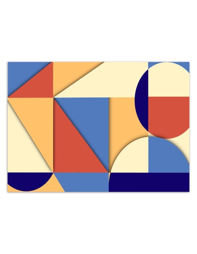 Fototapeta - Kolorowe geometryczne kształty abstrakcja | FEEBY
