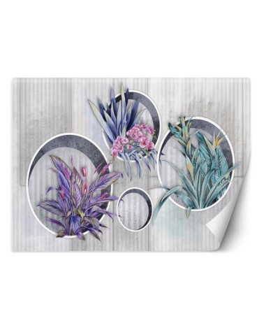 Wallpaper - Flowers in a collection abstract | FEEBY