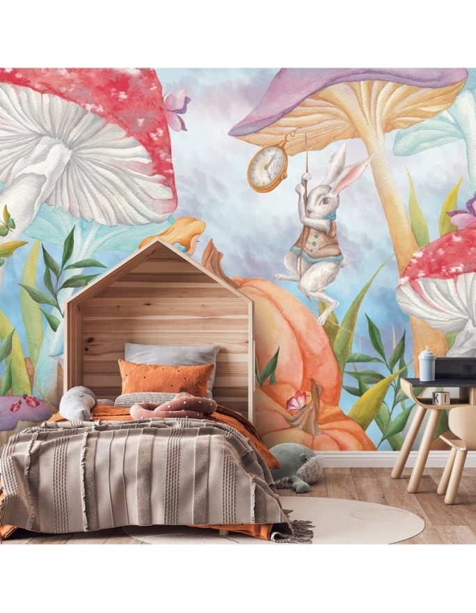 Children's wall mural - Alice in Wonderland | FEEBY