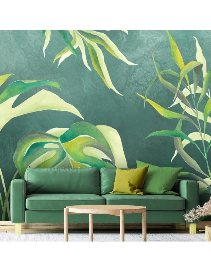 Egzotyczne fototapety na ścianę - Liście Monstera | FEEBY