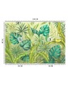 Egzotyczne fototapety na ścianę - Liście Monstera | FEEBY