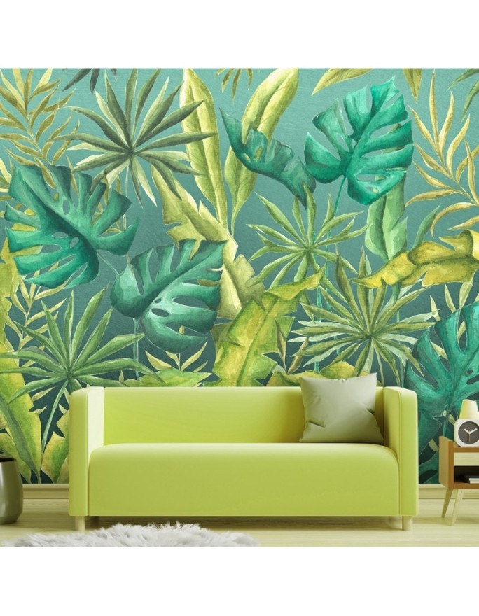 Egzotyczne fototapety na ścianę - Liście Monstera | FEEBY