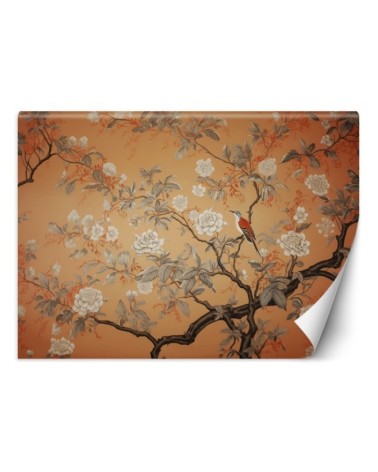 Oriental Wallpaper - Bird Tree Chinoiserie | FEEBY