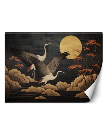 Peacocks against the moon - Peacocks against the moon | FEEBY