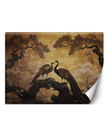 Photo wall mural - Peacock Bonsai Tree | FEEBY