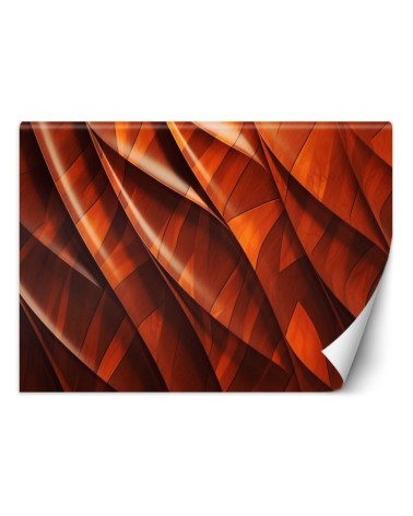 Photo wallpaper for living room - Orange texture 3D | FEEBY