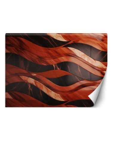 Photo wallpaper - 3D style - Waves marble texture | FEEBY