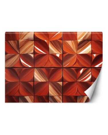 Photo wallpaper for living room - AI geometric abstraction | FEEBY