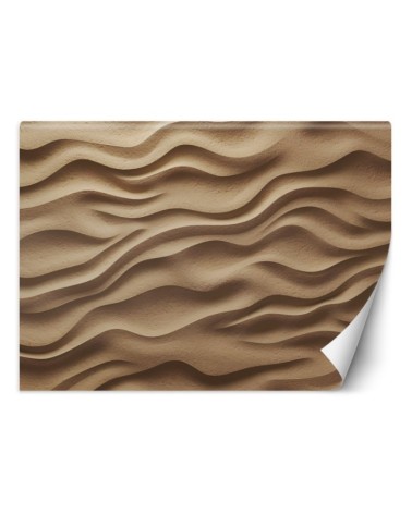 Space enlarging wallpaper - Waves on sand 3D | FEEBY