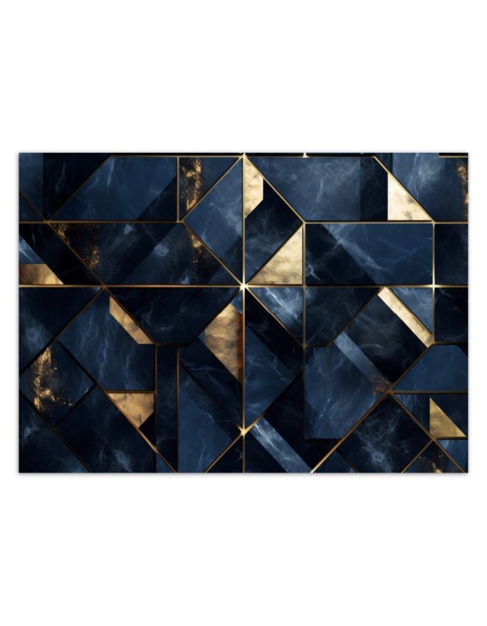Modern wall murals - Blue marble 3D | FEEBY