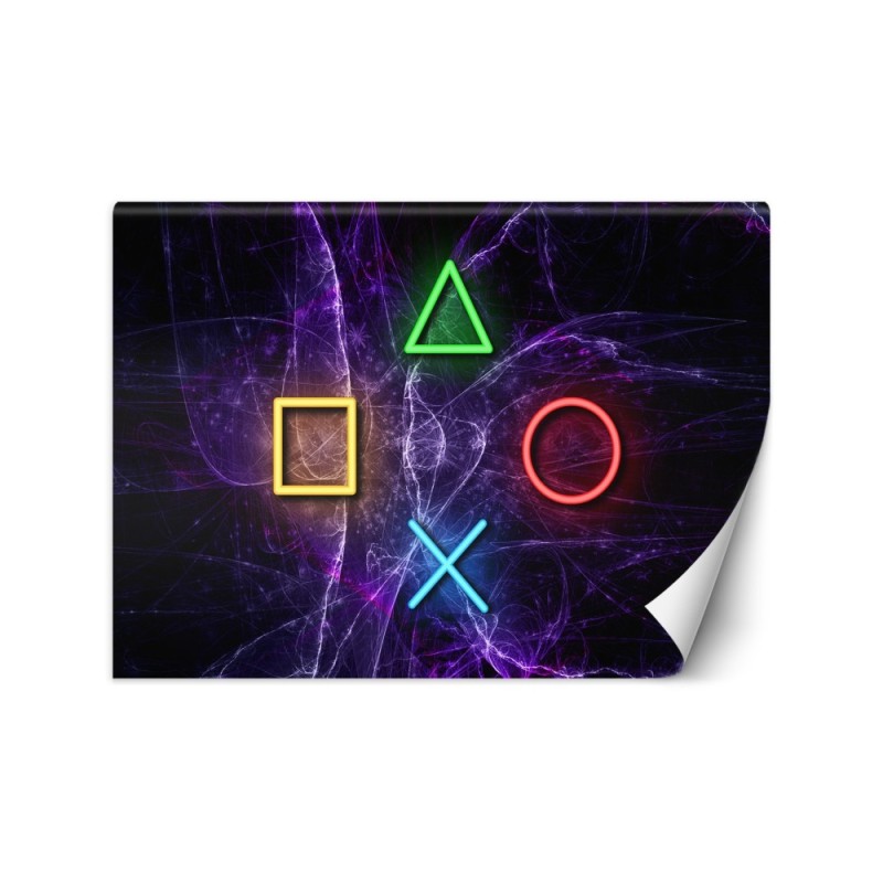 Wallpaper - Buttons for a controller for a gamer's room | FEEBY