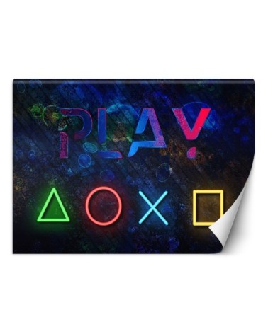 Wallpaper for teenagers - Buttons for controller and play caption | FEEBY