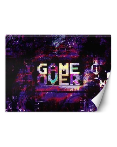 Wallpaper for teenagers - Abstract Game Over lettering | FEEBY