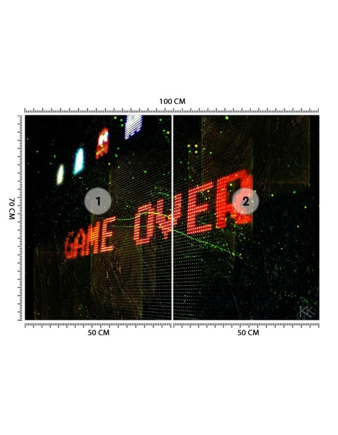Fototapeta na ścianę - Game Over dla gracza | FEEBY