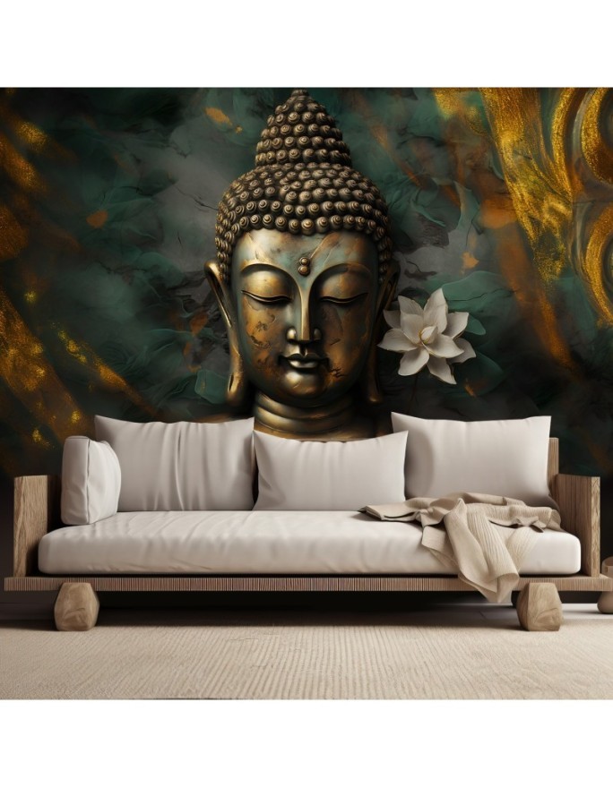 Fototapeta do salonu nowoczesna - Budda orient abstrakcja zen | FEEBY